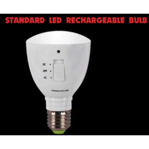 Standard Rechargeable LED Bulb